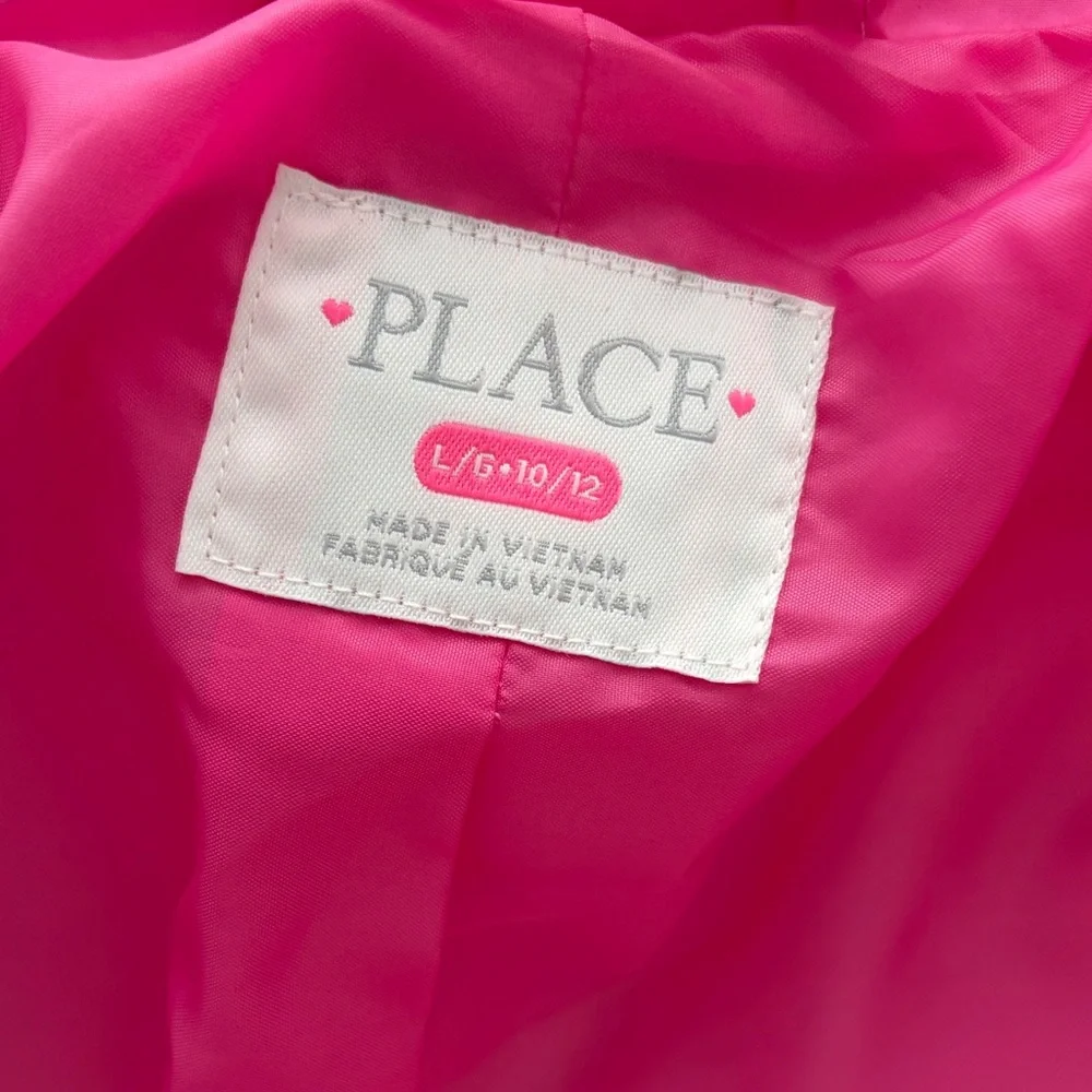 The Children's Place Bright Pink Puffer Jacket